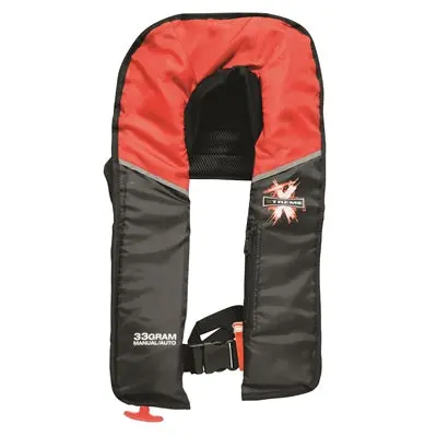 Adult Inflatable Life Vest Red 1