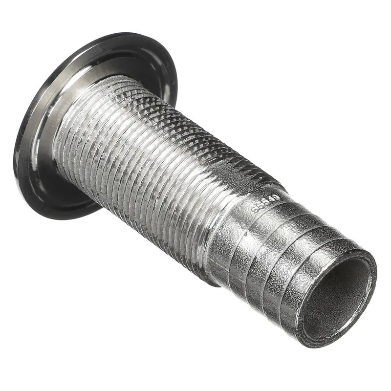Attwood Stainless Steel Thru-Hull Standard Straight Barbed - 1-1/8" Inner Diameter [66549-3] 1