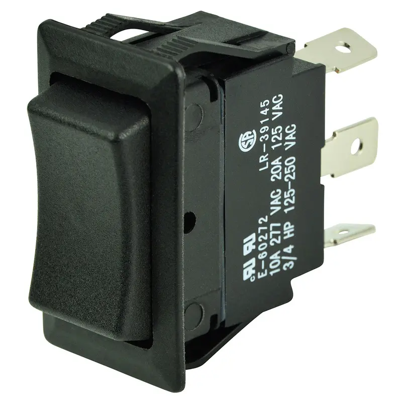 Bep Spdt Rocker Switch - 12V/24V - (On)/Off/(On) [1001711] 1