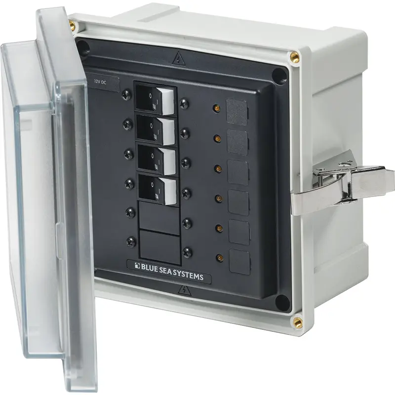 Blue Sea 3134 - Sms Panel Enclosure W/4 Branch (12/24V) - 12/24V Dc [3134] 1