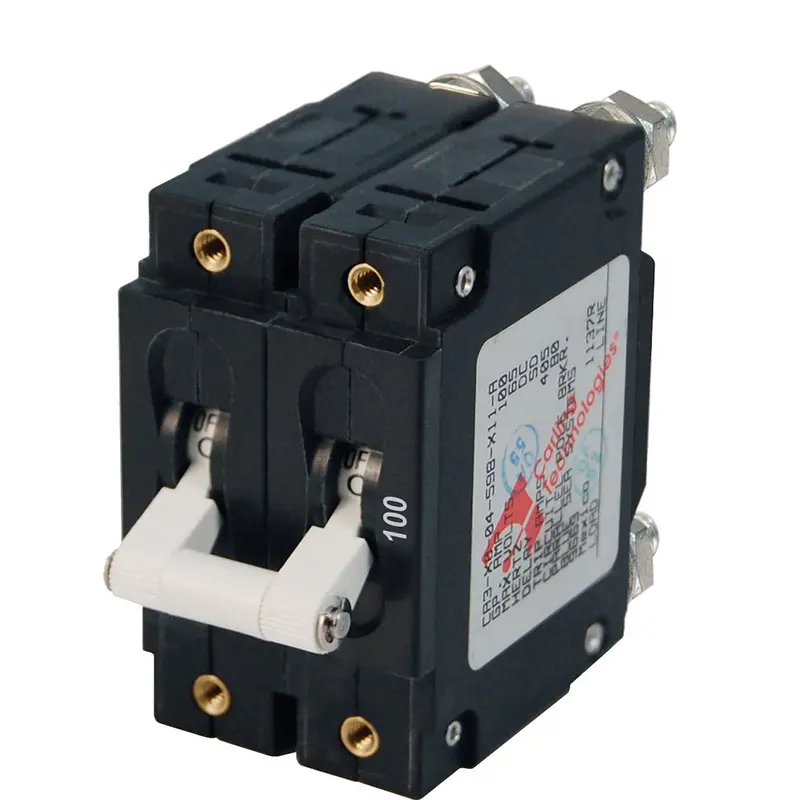 Blue Sea 7258 C-Series Double Pole Circuit Breaker - 100A [7258] 1