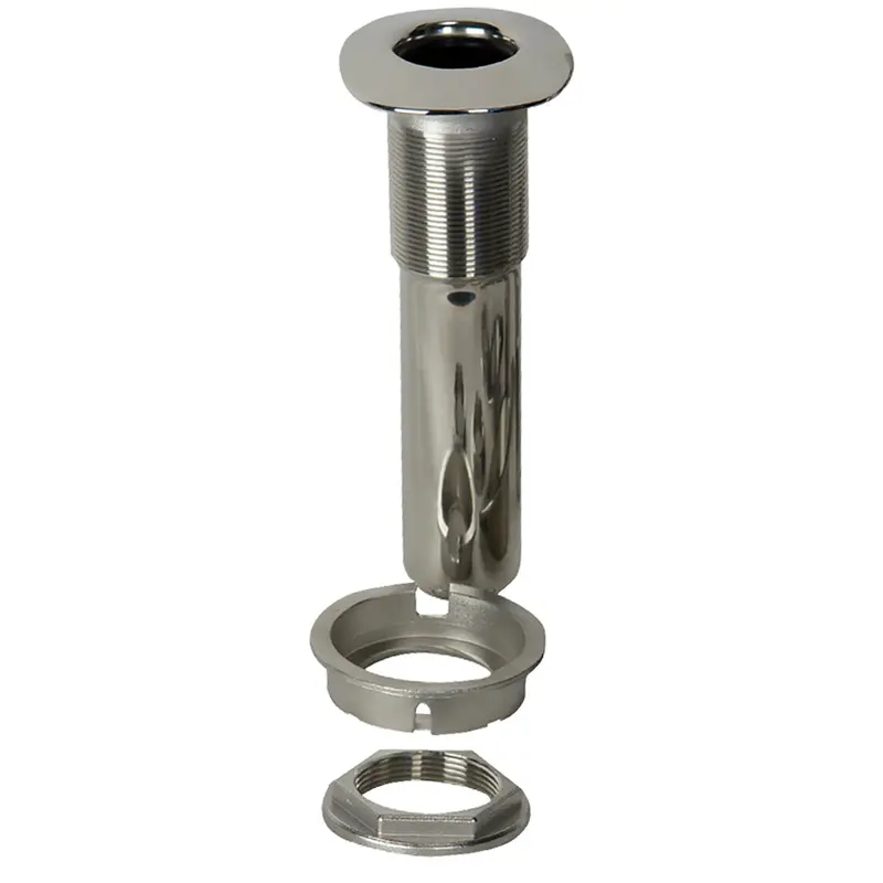 C.E. Smith 80 Series Screwless Flush Mount Rod Holder - 0 Degree - Stainless Steel - Swivel Bottom - Black Liner [53686S] 1