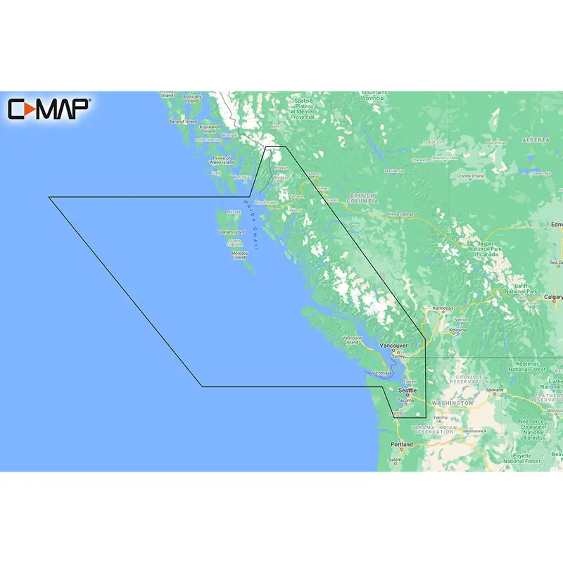 C-Map M-Na-Y207-Ms Columbia  Puget Sound Reveal Coastal Chart [M-Na-Y207-Ms] 1