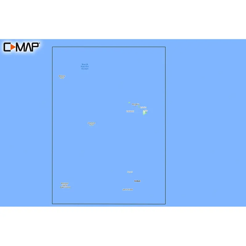 C-Map M-Na-Y210-Ms Hawaii Marshall Islands French Polynesia Reveal Coastal Chart [M-Na-Y210-Ms] 1