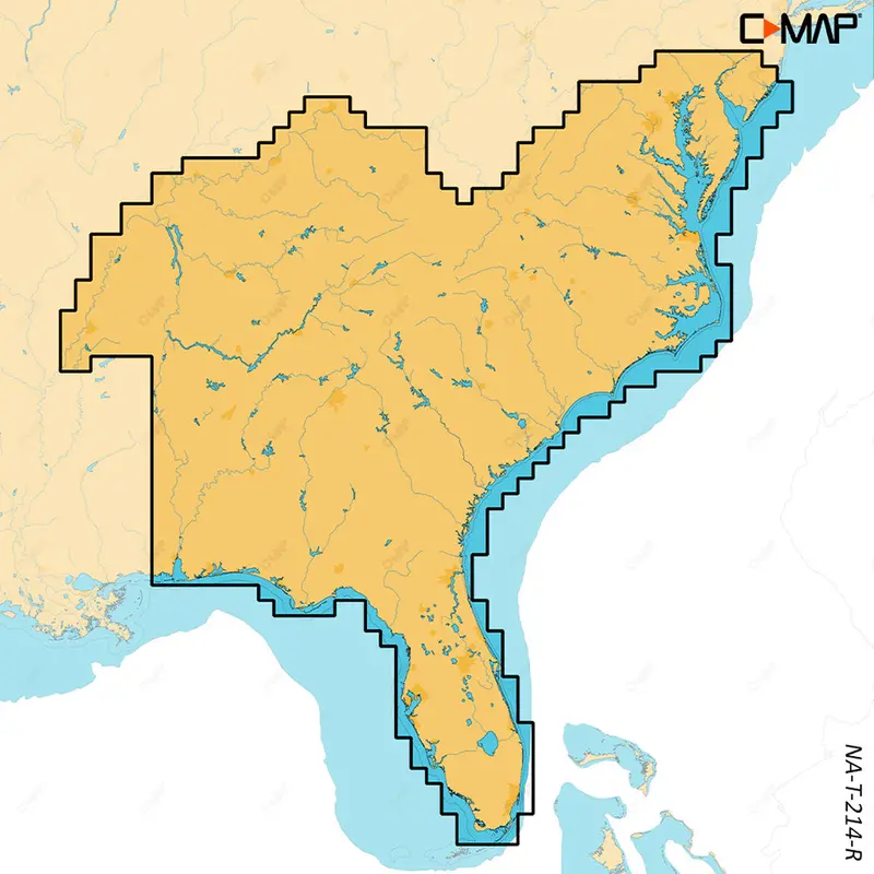 C-Map Reveal X - U.S. Lakes South East [M-Na-T-214-R-Ms] 1