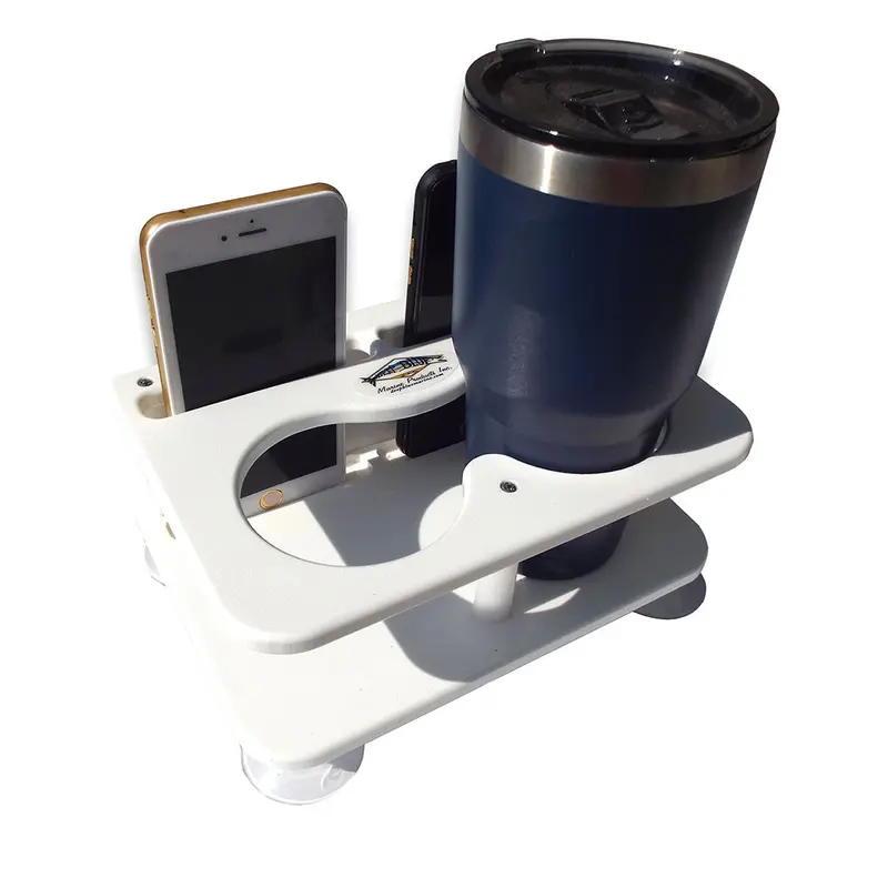 Deep Blue Marine Double Drink/Binocular/2 Cell Phones W/Suction Cups [Smdh-Cell] 1