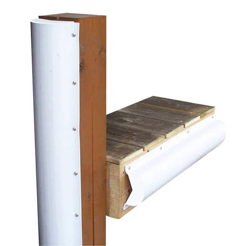 Dock Edge Piling Bumper - One End Capped - 6' - White [De1020f] 1