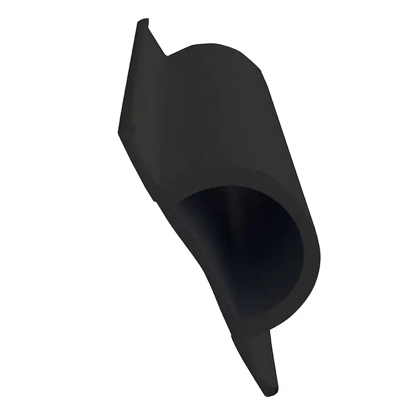 Dock Edge Standard "D" Pvc Profile - 16' Roll - Black [De1193f] 1