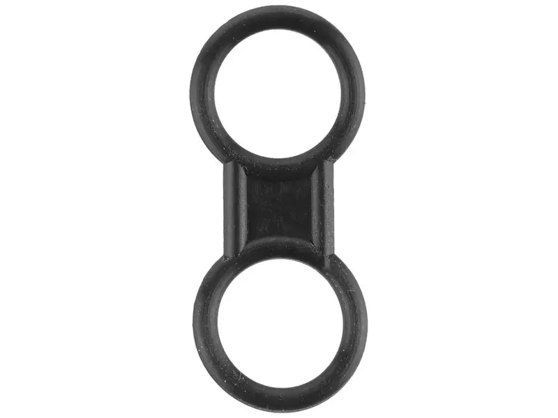 Frenzy Wacky Saddle O'rings Large Black 25Pk 1