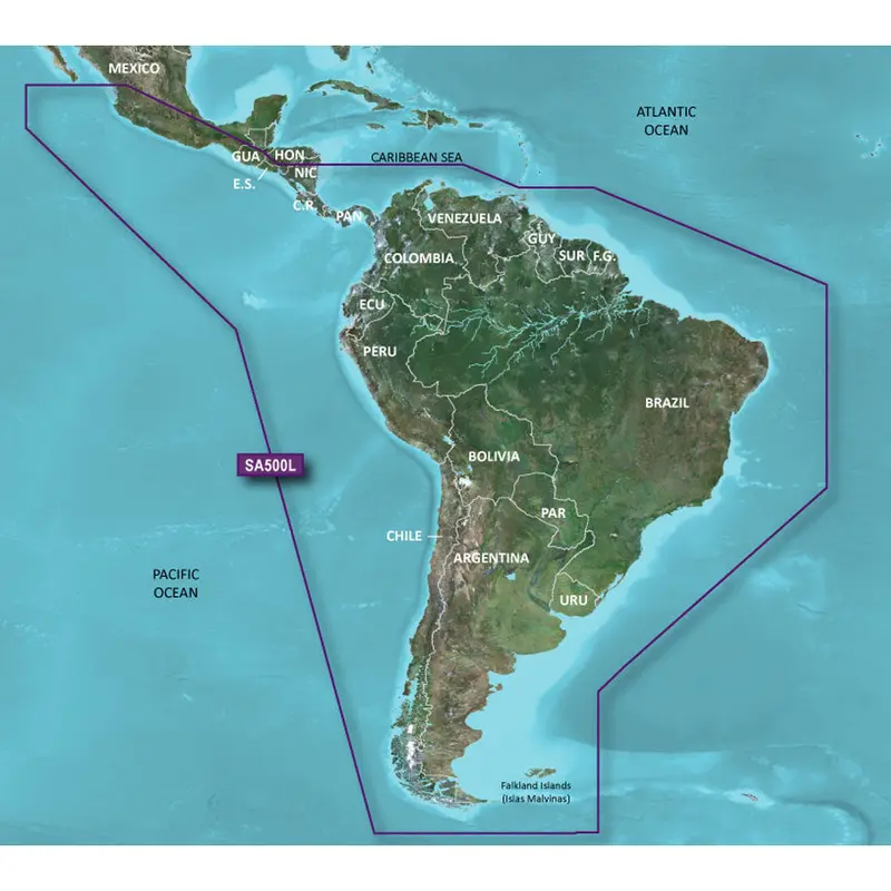 Garmin Bluechart G3 Hd - Hxsa600x - South America - Microsd/Sd [010-C1067-20] 1