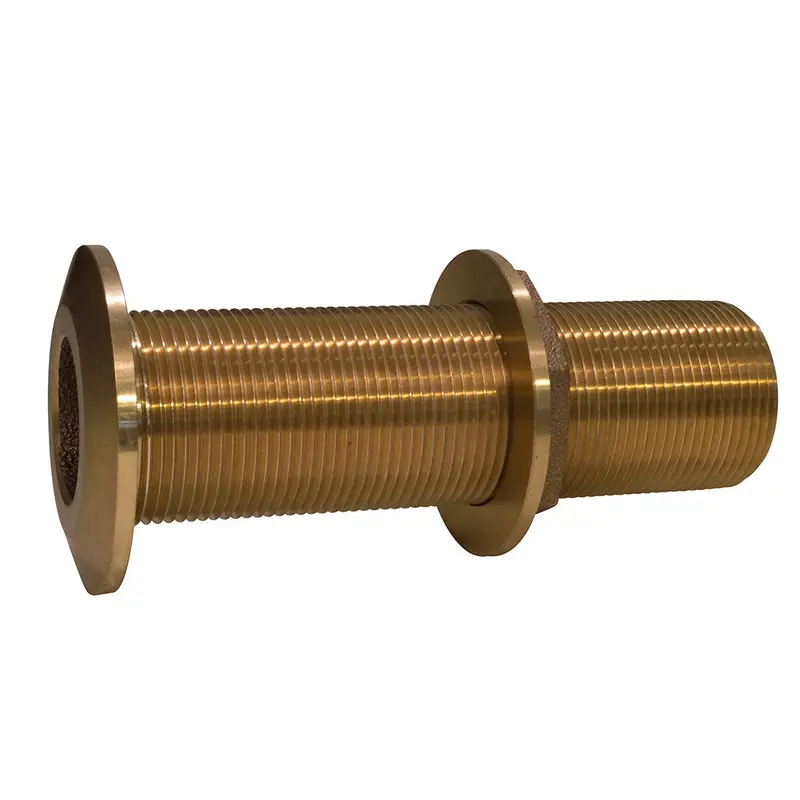 Groco 1-1/4" Bronze Extra Long Thru-Hull Fitting W/Nut [Thxl-1250-W] 1