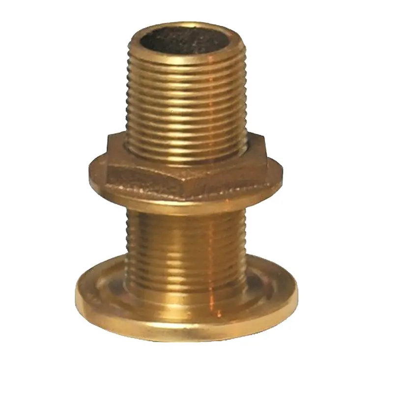 Groco 1-1/4" Nps Npt Combo Bronze Thru-Hull Fitting W/Nut [Th-1250-W] 1