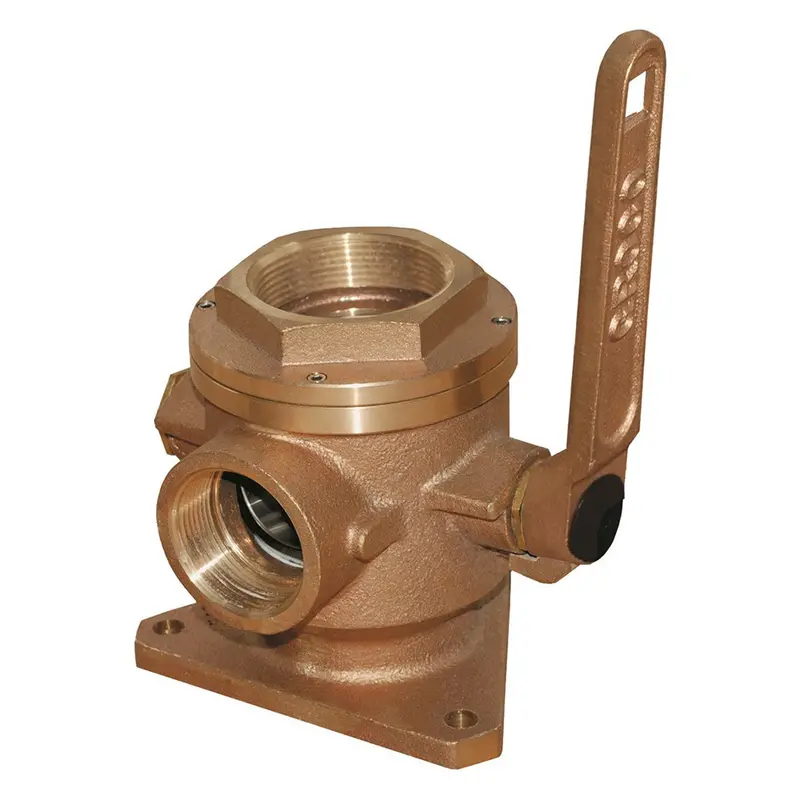 Groco 2" Safety Seacock W/1-1/2" Side Port [Sbv-2000-P] 1