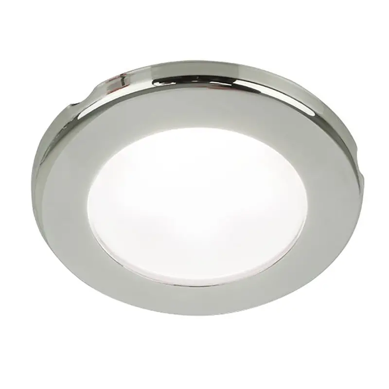 Hella Marine Euroled 75 3" Round Screw Mount Down Light - White Led - Stainless Steel Rim - 12V [958110021] 1