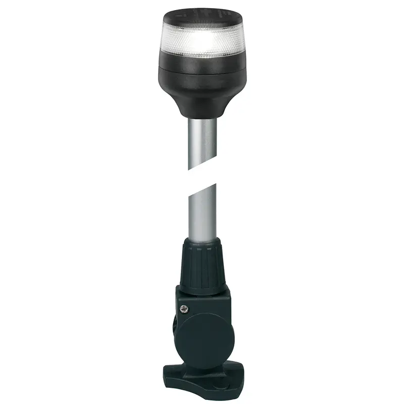 Hella Marine Naviled 360 Compact All Round Lamp - 2Nm - 12" Fold Down Base - Black [980960301] 1