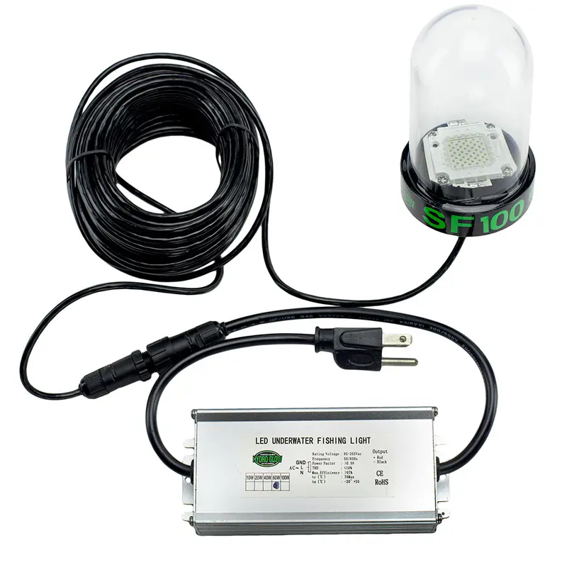 Hydro Glow Sf100b 100W/120Vac - Underwater Dock Light - Blue Anchored To Bottom [Sf100b] 1