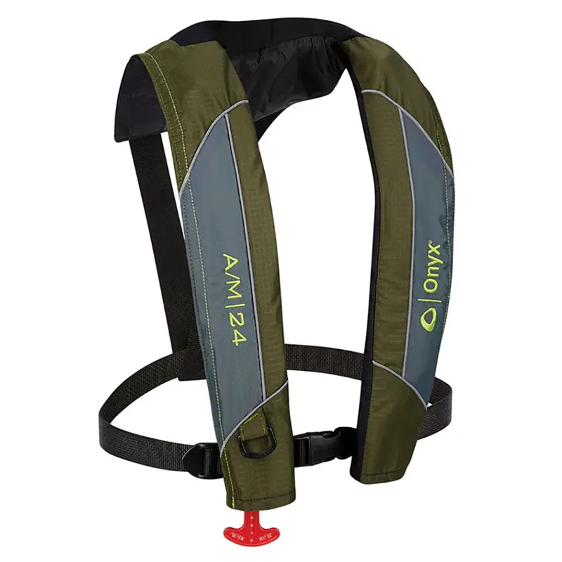 In Store Onyx A/M-24 Automatic/Manual Inflatable Pfd Life Jacket - Green [132000-400-004-18] 1