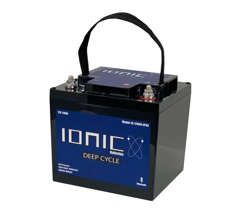Ionic 12 Volt 60Ah Deep Cycle Lithium Battery 1