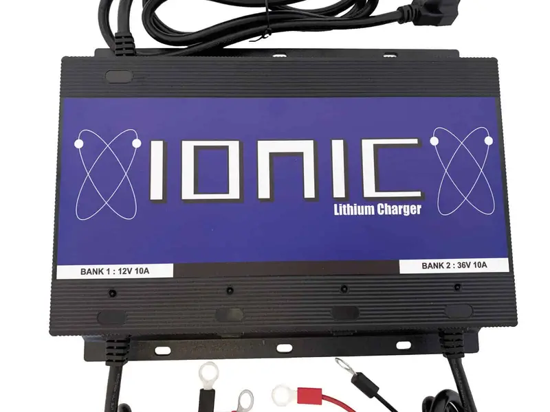 Ionic Multi Voltage Charger 24V10a, 12V10a 1