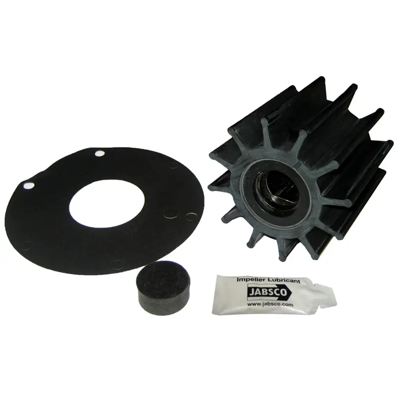 Jabsco Impeller Kit - 12 Blade - Neoprene - 3-" Diameter - Plastic Insert - Double Flat Drive [17370-0001-P] 1