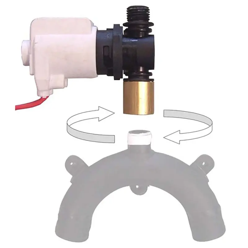 Jabsco Vented Loop Solenoid Valve F/37010 Series Toilet [37068-2000] 1