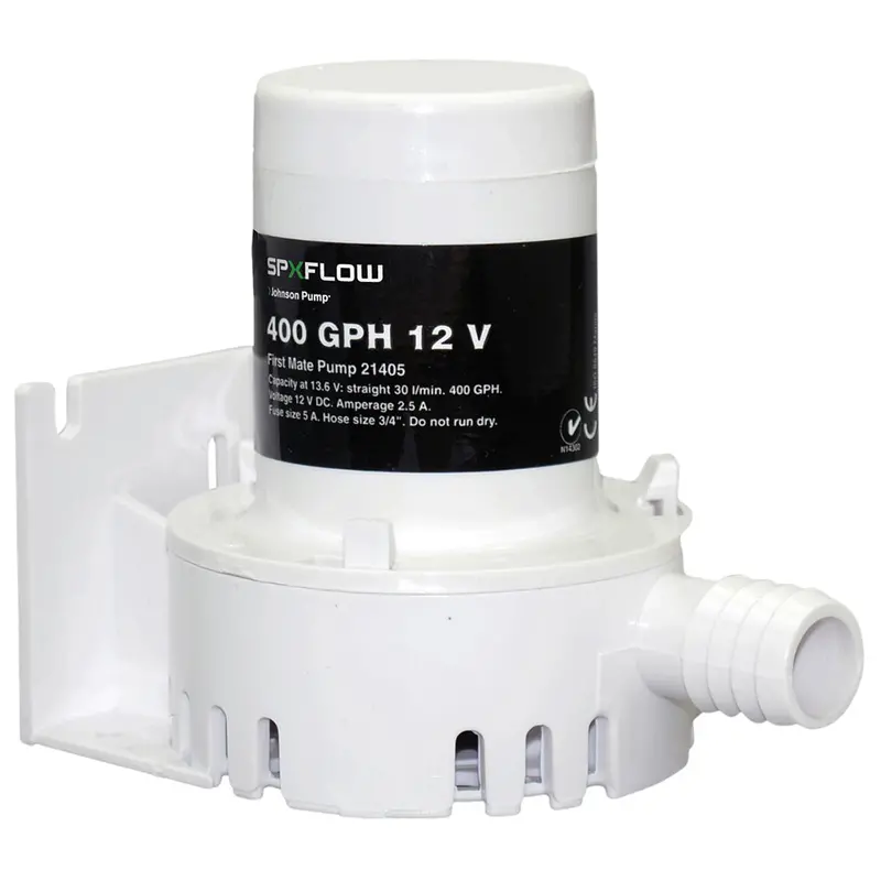 Johnson Pump 400 Gph 12V Bilge Pump - Barbed Port [Jp-21405] 1