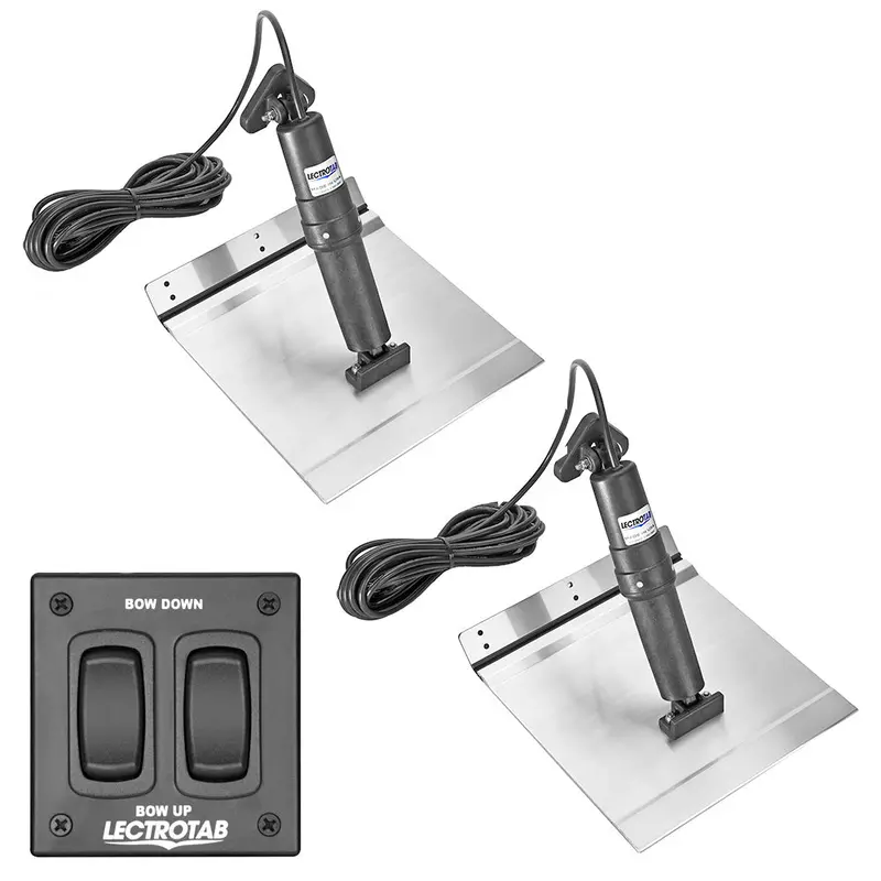 Lectrotab Xka Aluminum Alloy Trim Tab Kit W/Rocker Switch - 9 X 9 [Xkaf9x9a] 1