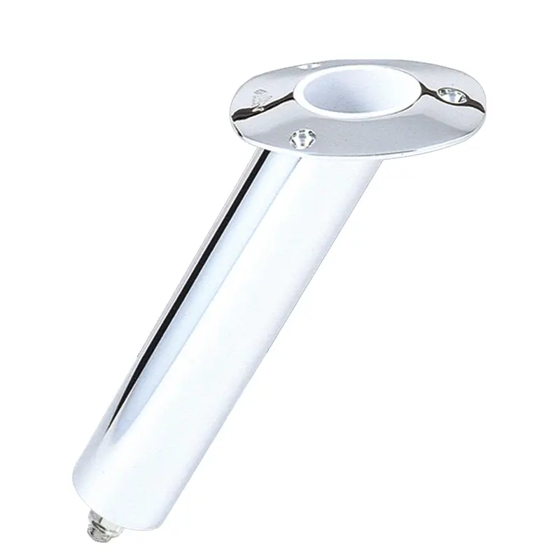 Lee's 30 Degree Stainless Steel Swivel Base Flush Mount Rod Holder - Medium - 2" Od X 6.5" Tube F/Small Bent Butts [Rh5165] 1