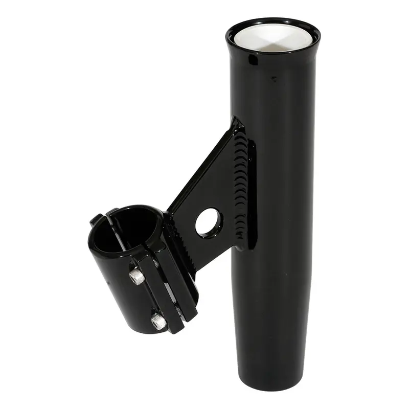 Lee's Clamp-On Rod Holder - Black Aluminum - Vertical Mount - Fits 1.050 O.D. Pipe [Ra5001bk] 1