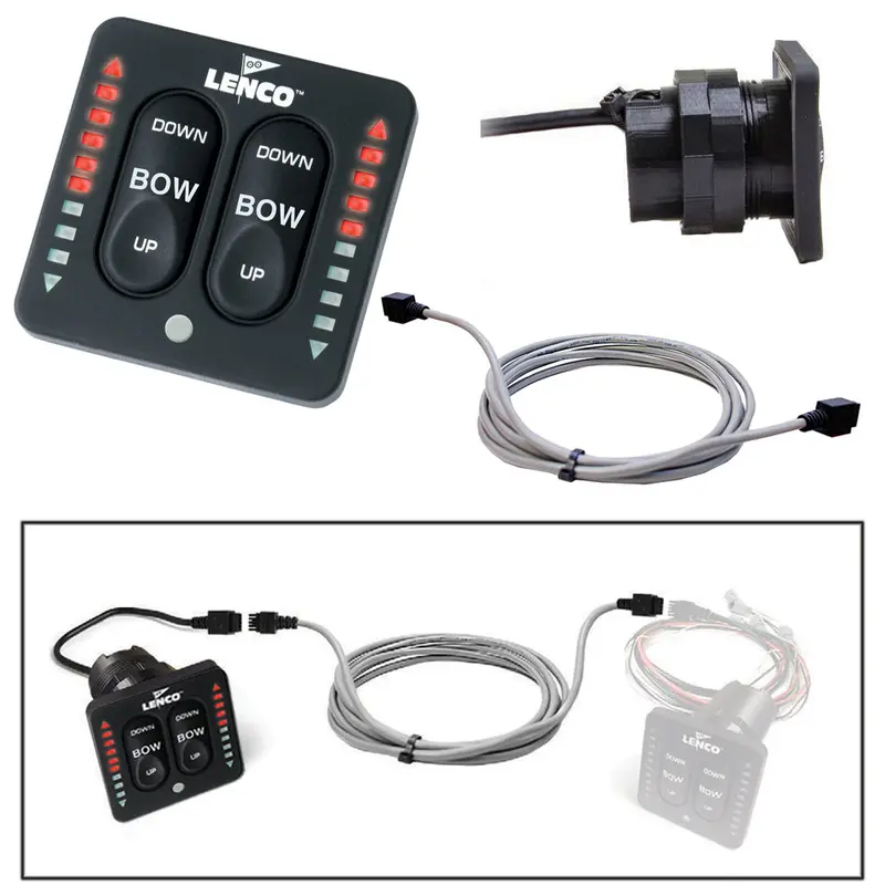 Lenco Flybridge Kit F/ Led Indicator Key Pad F/All-In-One Integrated Tactile Switch - 20' [11841-002] 1
