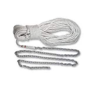 Lewmar Premium Anchor Rode 215'-15' Of 1/4" Chain  200' Of 1/2" Rope W/Shackle [Hm15ht200px] 1