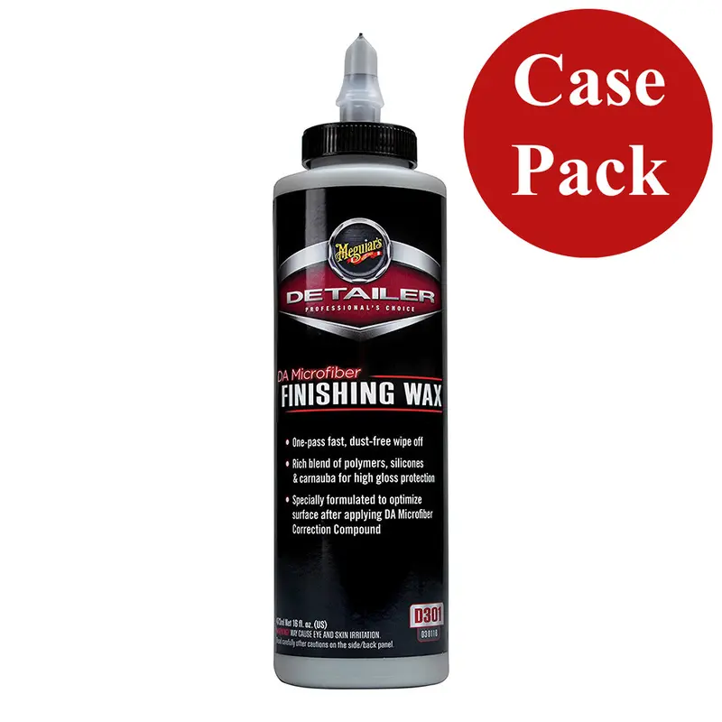 Meguiars Da Microfiber Finishing Wax - 16Oz *Case Of 6* [D30116case] 1