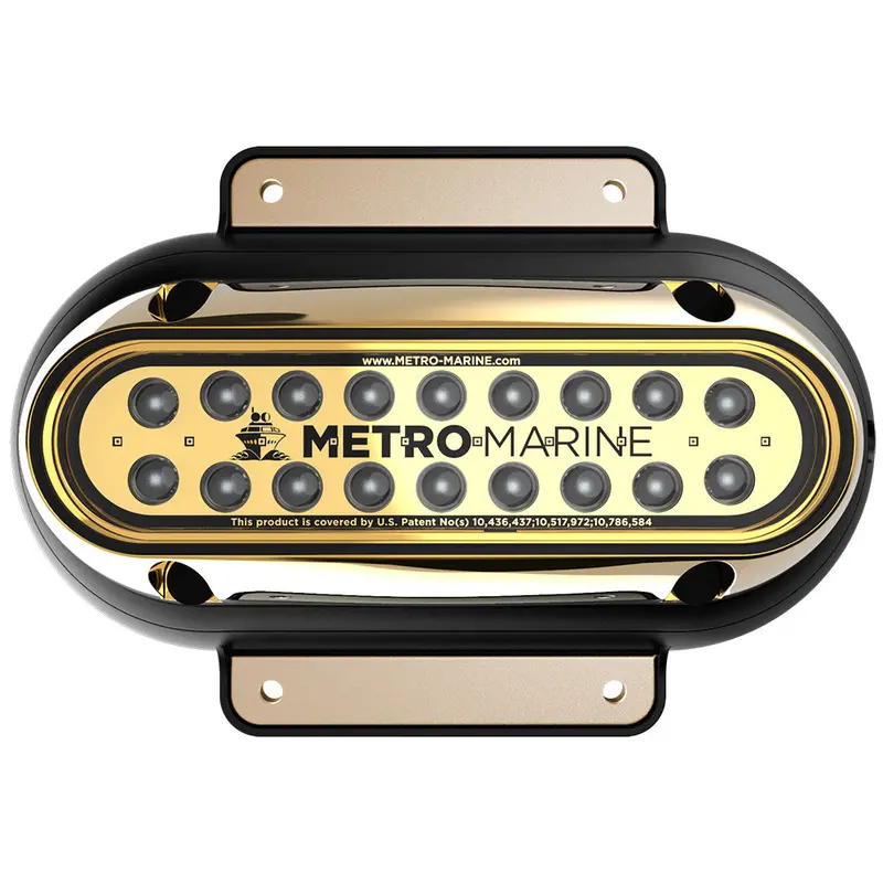 Metro Marine High-Output Elongated Surface Mount Light W/Intelligent Monochromatic Leds - Aqua, 45 Beam [F-Sme1-H-A3-45] 1