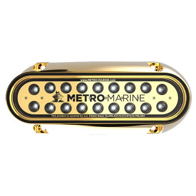 Metro Marine High-Output Elongated Underwater Light W/Intelligent Monochromatic Leds - Blue, 45 Beam [F-Bme1-H-B3-45] 1
