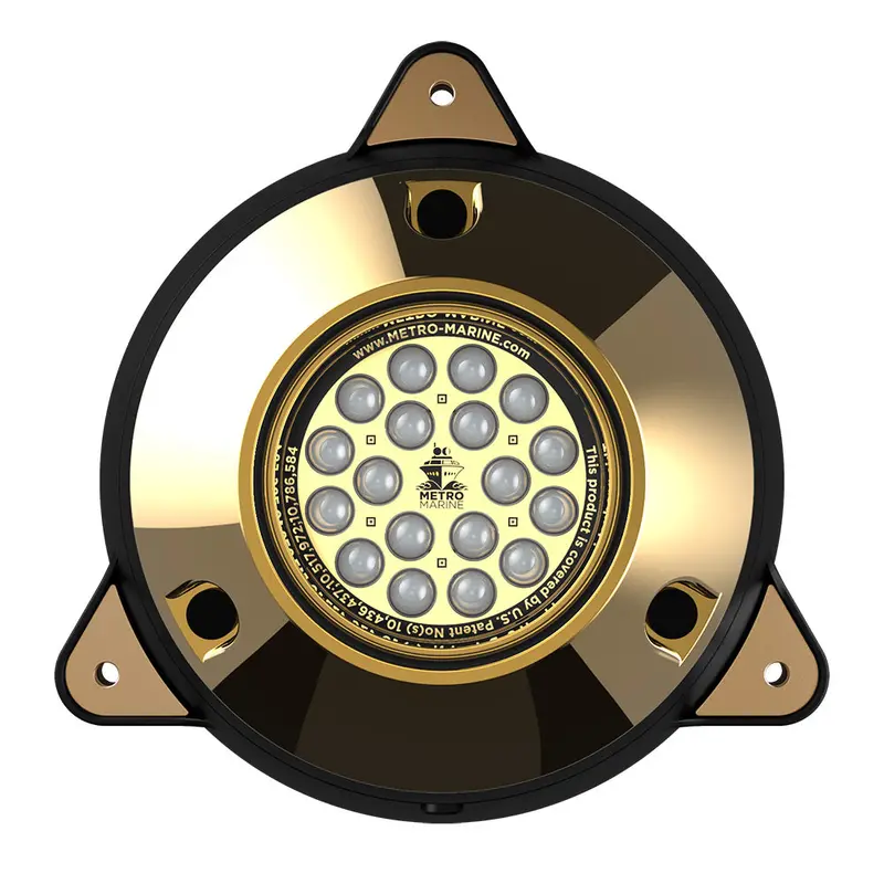Metro Marine High-Output Surface Mount Underwater Light W/Intelligent Monochromatic Leds - Blue, 45 Beam [F-Smr1-B3-45] 1