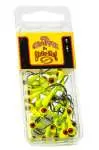 Mr Crappie Jig Heads 1/16 Chartreuse 25Pk 1