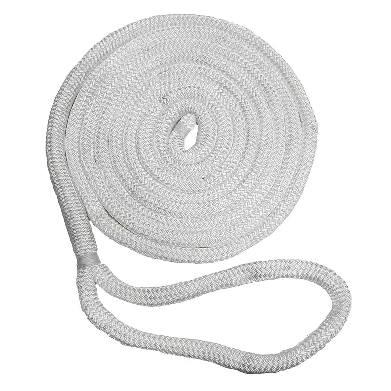 New England Ropes 3/8" Double Braid Dock Line - White - 15 [C5050-12-00015] 1
