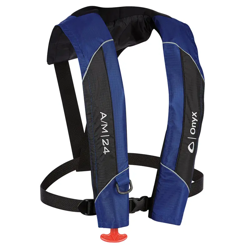 Onyx A/M-24 Automatic/Manual Inflatable Pfd Life Jacket - Blue [132000-500-004-15] 1