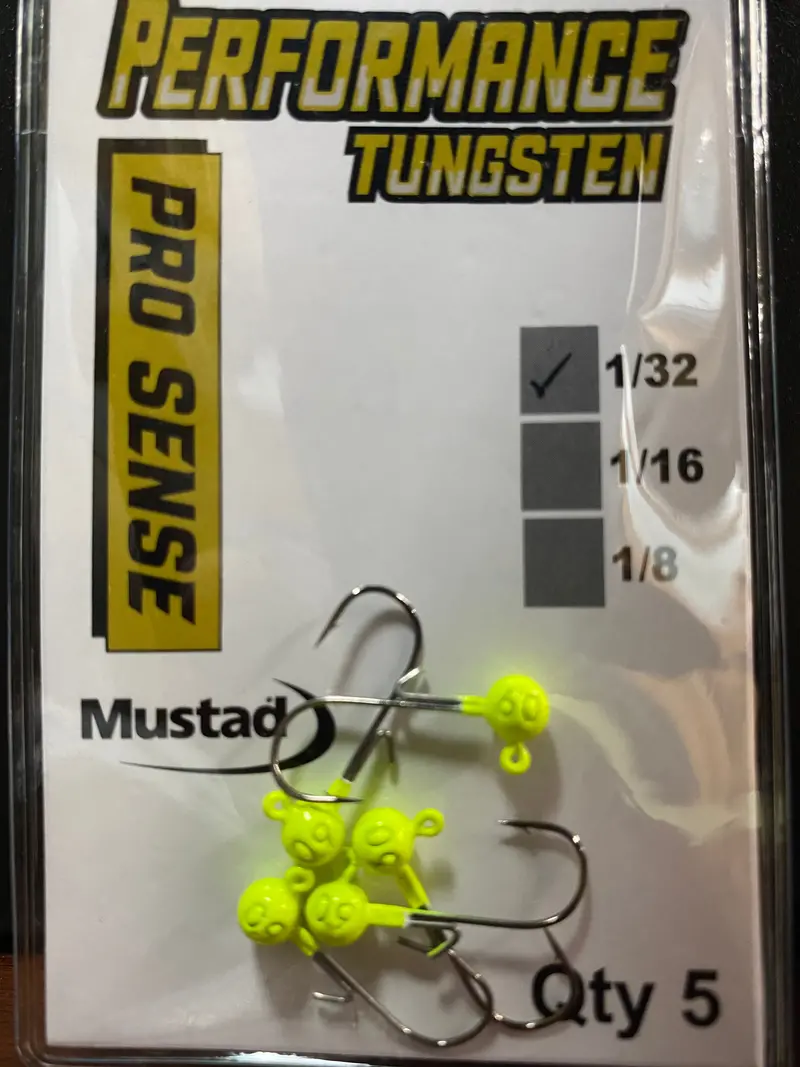 Performance Tungsten Crappie Jig Head 5Pk 12