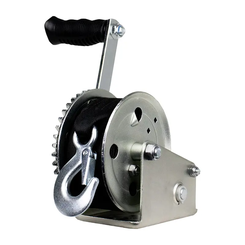 Powerwinch Utility Series Winch 1,000Lb, 6" Crank Arm - Zinc [21500-W-1000-6-Z-R] 1