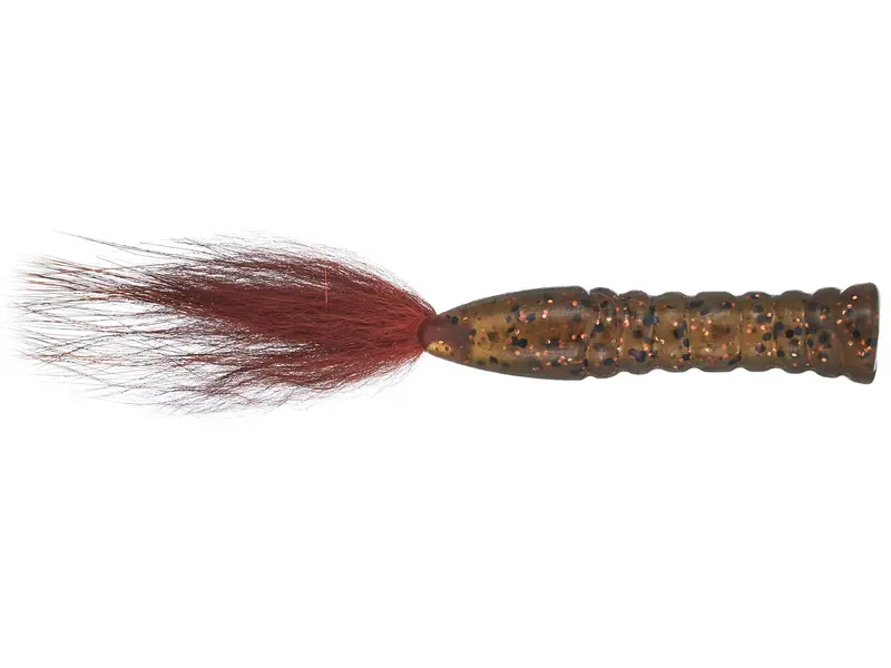 Rabid Baits 3'' Fox Tail (Green Pumpkin Orange) 1