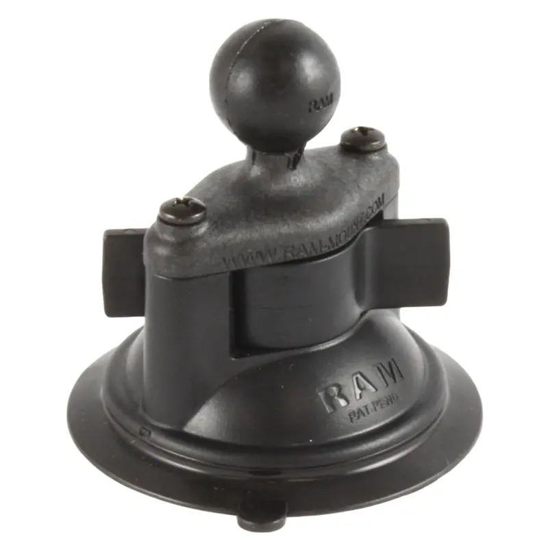 Ram Mount Composite 3.25" Diameter Suction Cup Base W/1" Ball [Rap-B-224-1U] 1