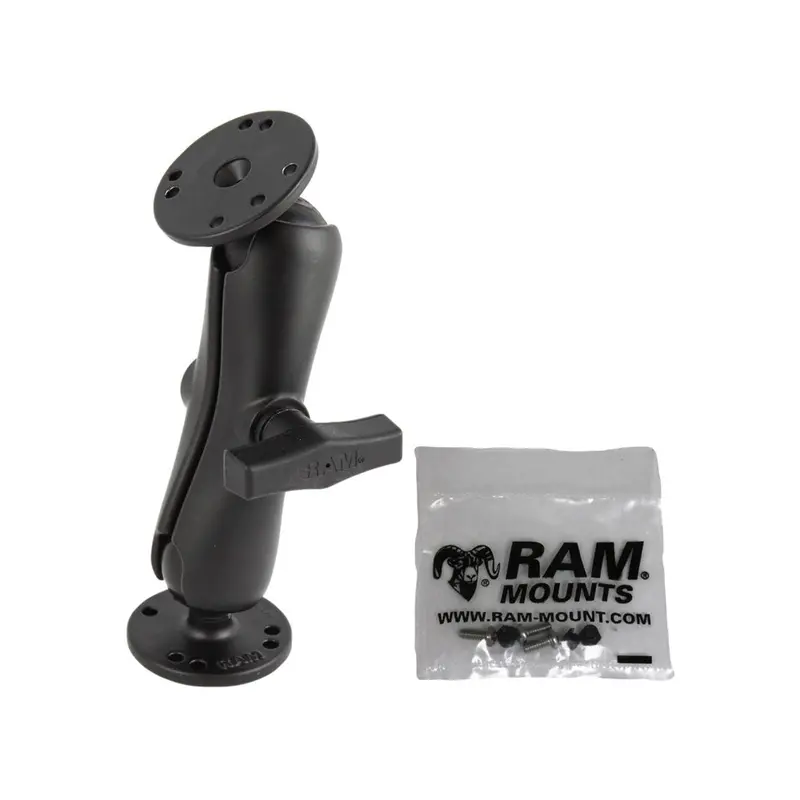 Ram Mount Double Socket Arm F/Garmin Fixed Mount Gps - 1.5" [Ram-101-G2u] 1