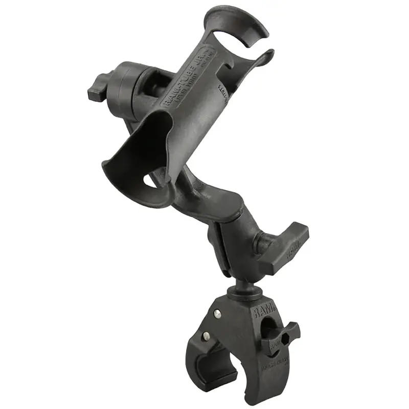 Ram Mount Ram Tube Jr. Rod Holder W/Revolution Arm  Ram Tough-Claw Base [Rap-390-Rb-404U] 1