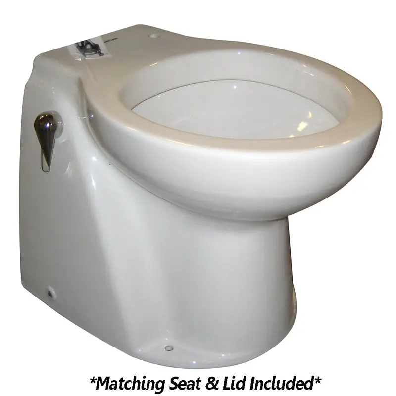 Raritan Atlantes Freedom W/Vortex-Vac - Household Style - White - Freshwater Solenoid - Smart Toilet Control - 12V [Avhwf01203] 1