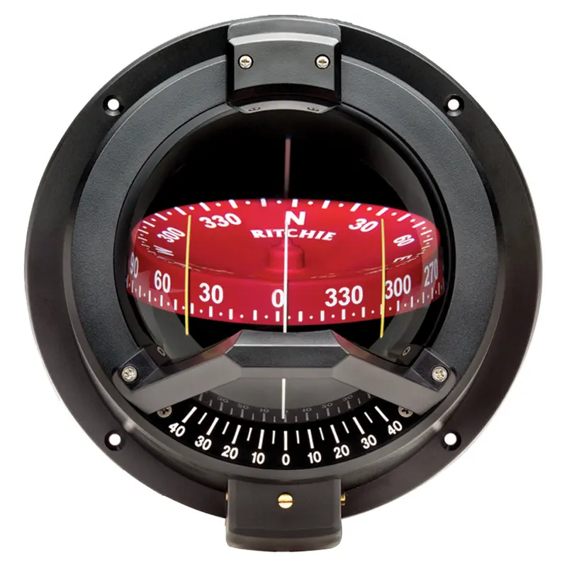 Ritchie Bn-202 Navigator Compass - Bulkhead Mount - Black [Bn-202] 1