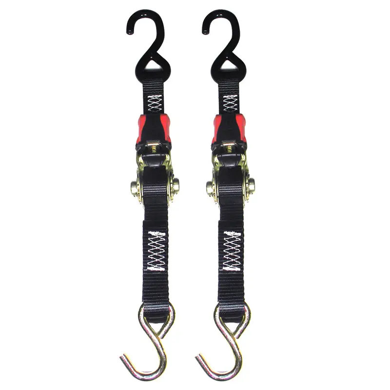 Rod Saver Rubber Ratchet Tie-Down - 1" X 6 - Pair [Rtd6] 1