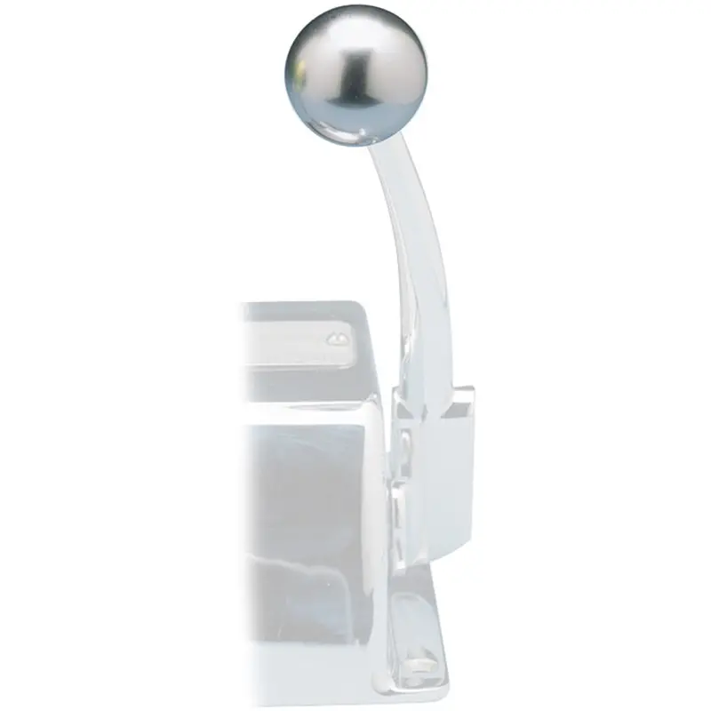 Rupp Control Knob Silver For Morse Controls (3/8-24 Thread) [03-1226-23S] 1