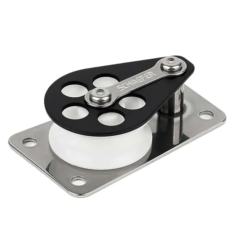 Schaefer Series 3 Flat Base/Alum Cheek/Delrin Sheave [303-09] 1
