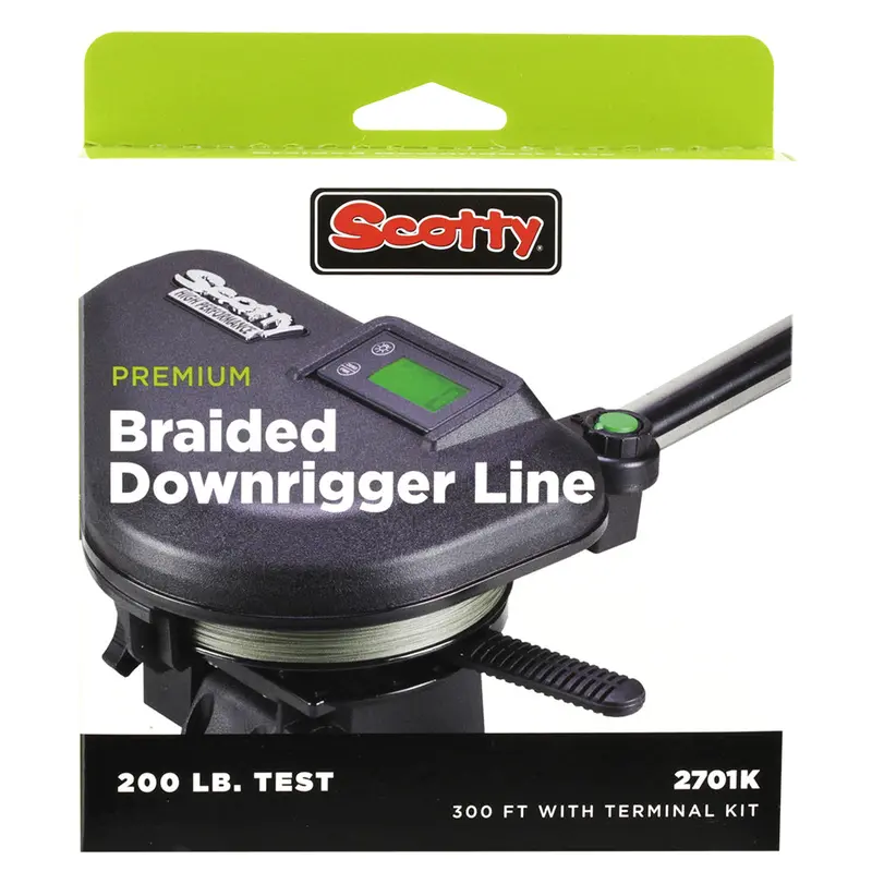 Scotty Premium Power Braid Downrigger Line - 400Ft Of 200Lb Test [2702K] 1